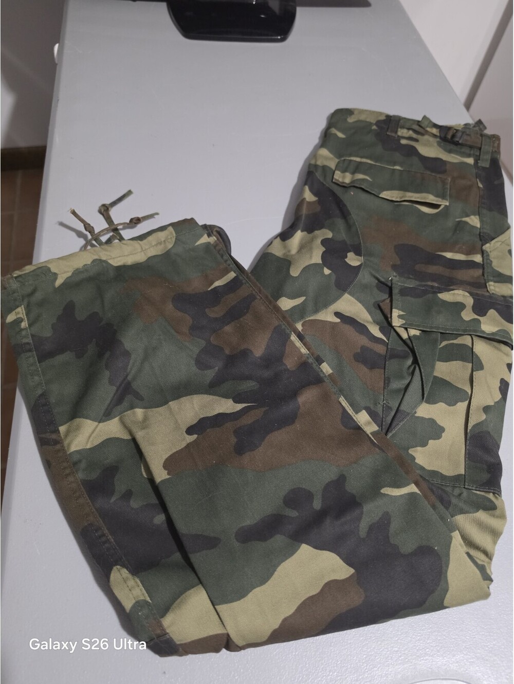 Winchester Mens Woodland Camo Cargo Pants Size 34x30 Military Tactical NWOT
